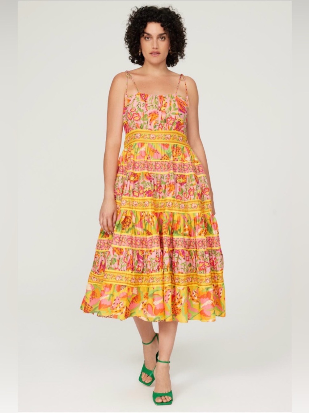 FARM RIO Paradise Midi Dress XL